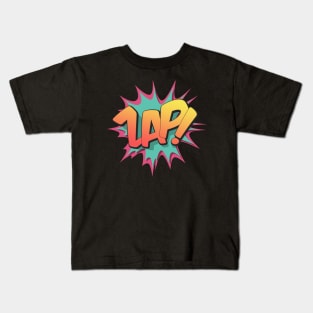 Zap! - Pop Art, Comic Book Style, Cartoon Text Burst. Kids T-Shirt